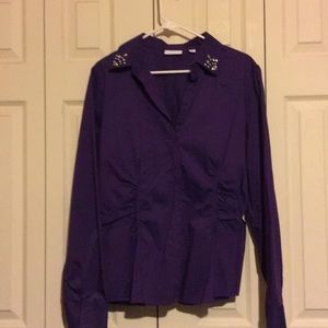 Purple blouse